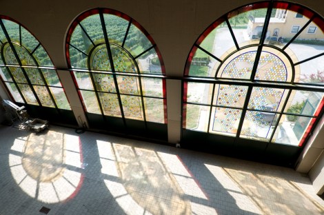 CANTINE CA' DEI FRATI vetrate PARETI